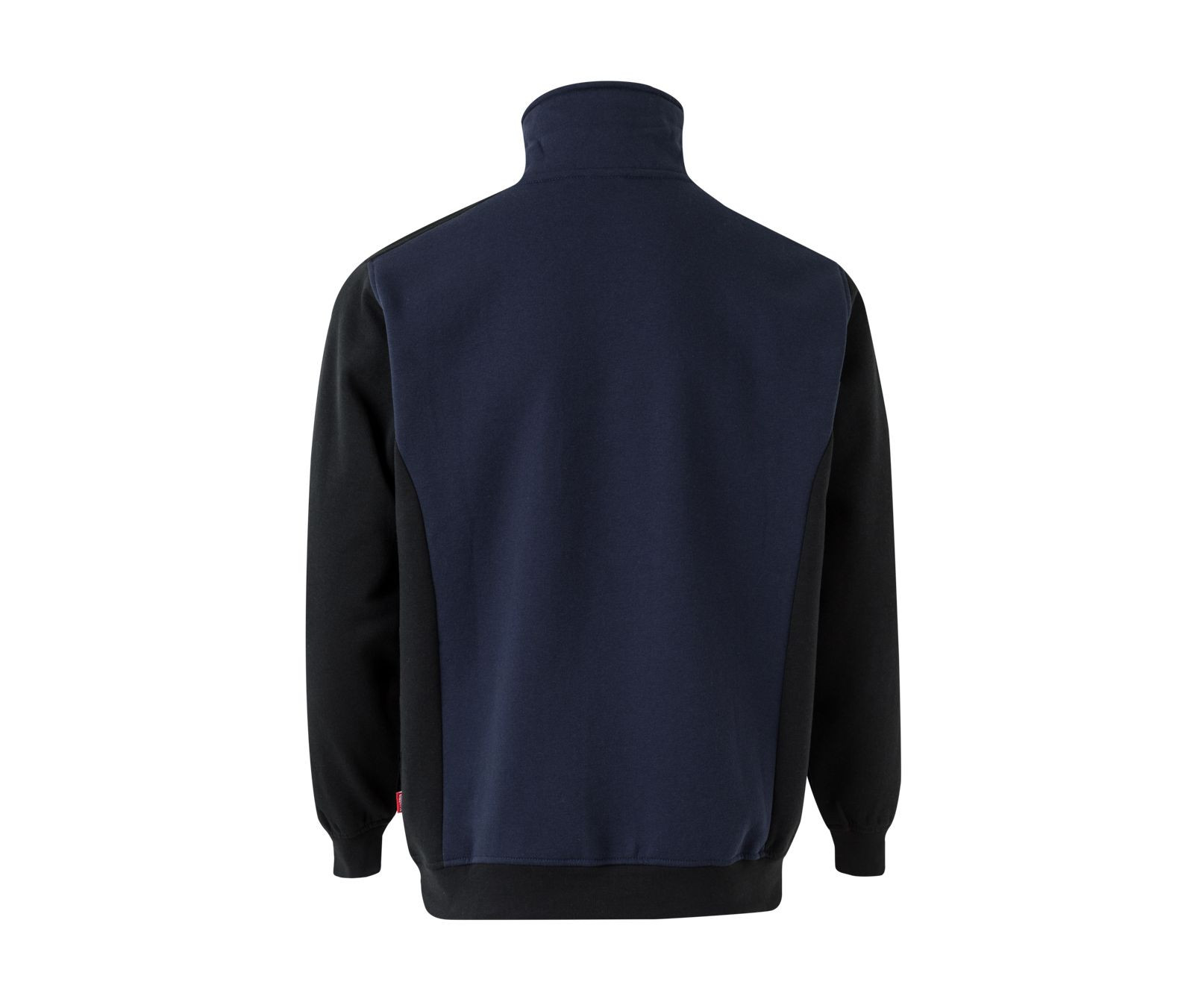 SWEAT BICOLORE COL ZIPPÉ