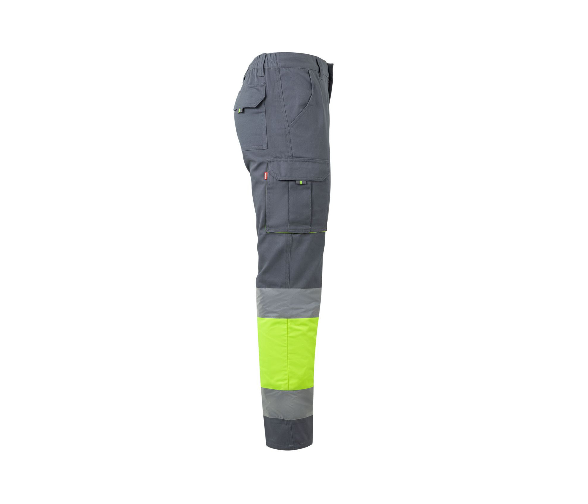 PANTALON 100% COTON BICOLORE MULTIPOCHES