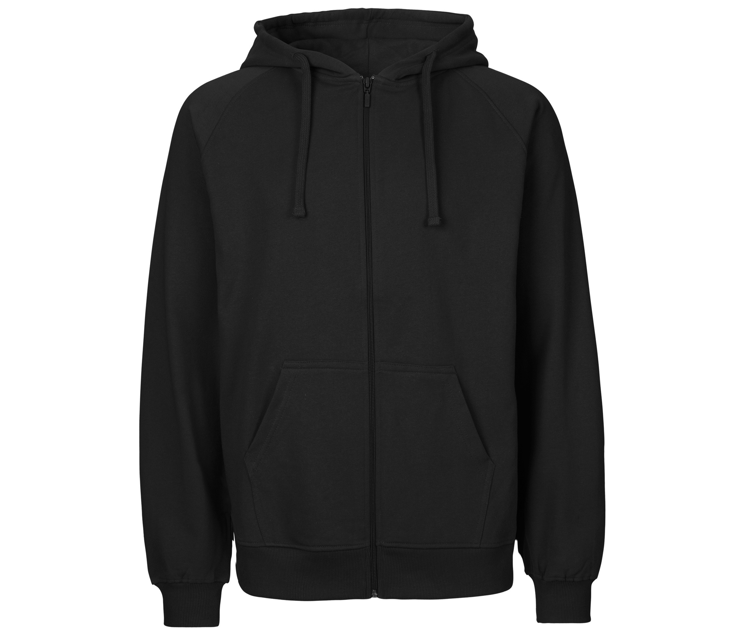 UNISEX TIGER COTTON HOODIE WITH ZIP