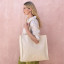 CHEVRON HANDLE SHOPPER
